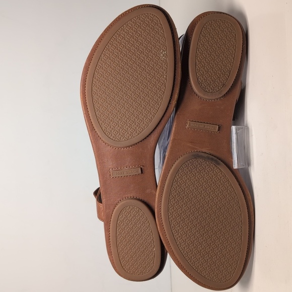 Tory Burch Minnie travel flat thong/ slingback sandals womans size 10.5 - Picture 5 of 15